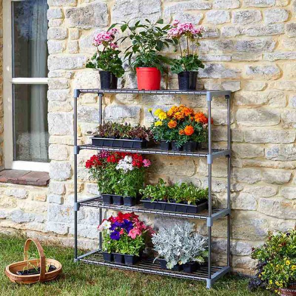 Grozone 4 Tier Garden Shelving 5050642018258